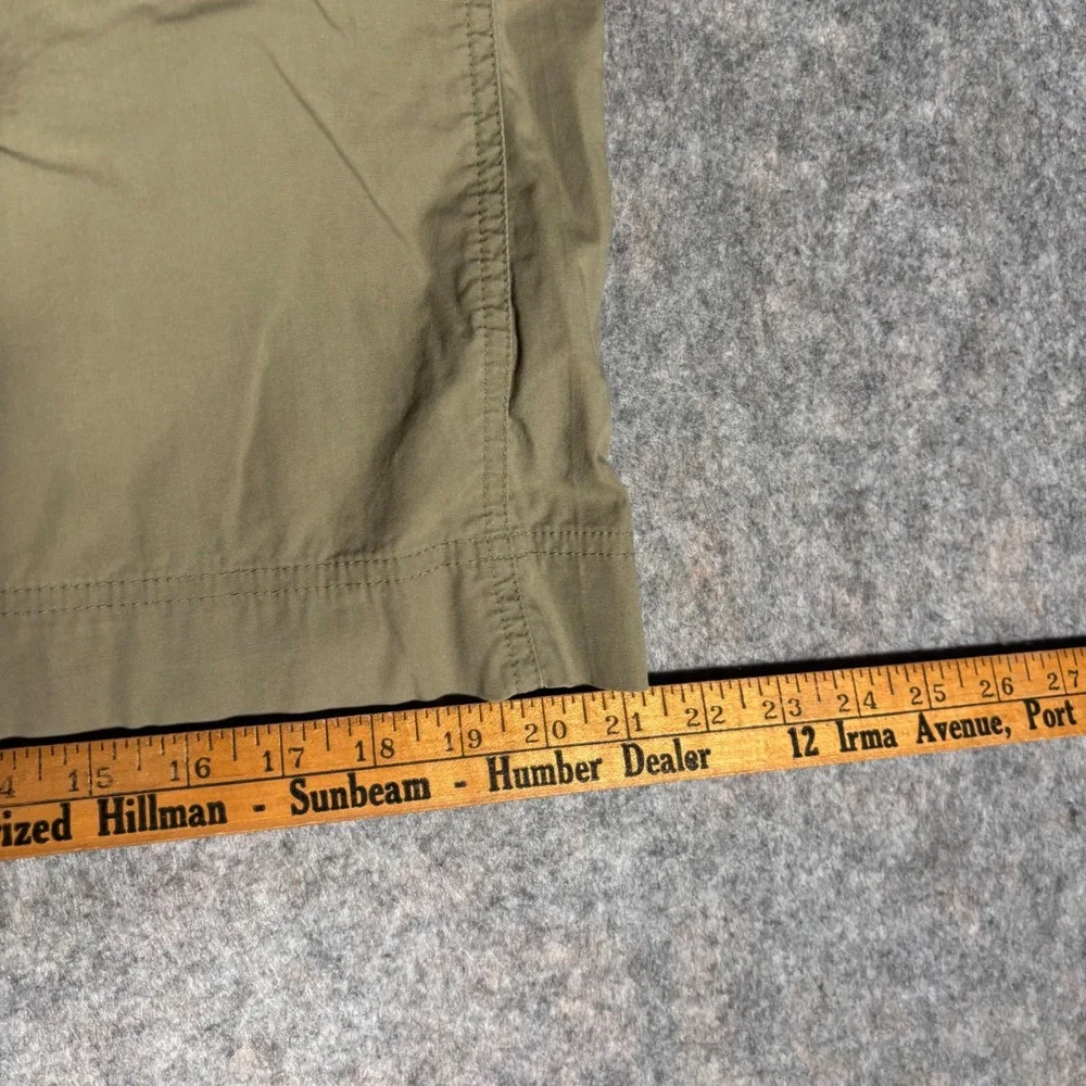 J.Jill Cargo Skirt Women 10 Olive‎ Green Drawstring Cotton Stretch Utility Mini